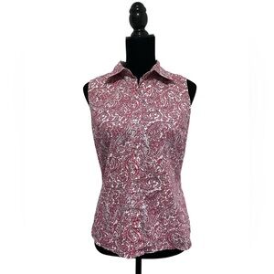 Roper Fitted Button Down Western Wear Top Size S